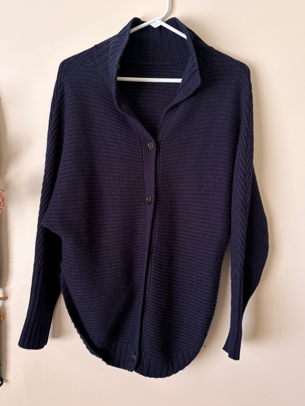Three Dots Lambswool Cardigan Sweater